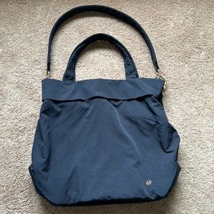 Lululemon On My Level Bag 19L Black with Gold Hardware